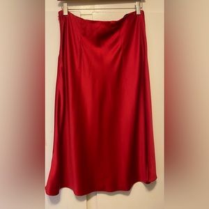 Midi Red skirt